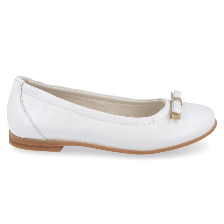 Children'S Shoes For Meisjes zecchino d'oro | Zecchino D'Oro Ballerina Wit Girls (3085) - Junior Steps