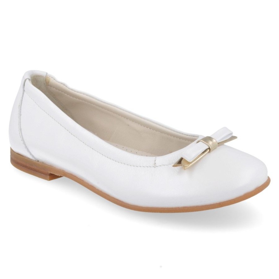 Children'S Shoes For Meisjes zecchino d'oro | Zecchino D'Oro Ballerina Wit Girls (3085) - Junior Steps