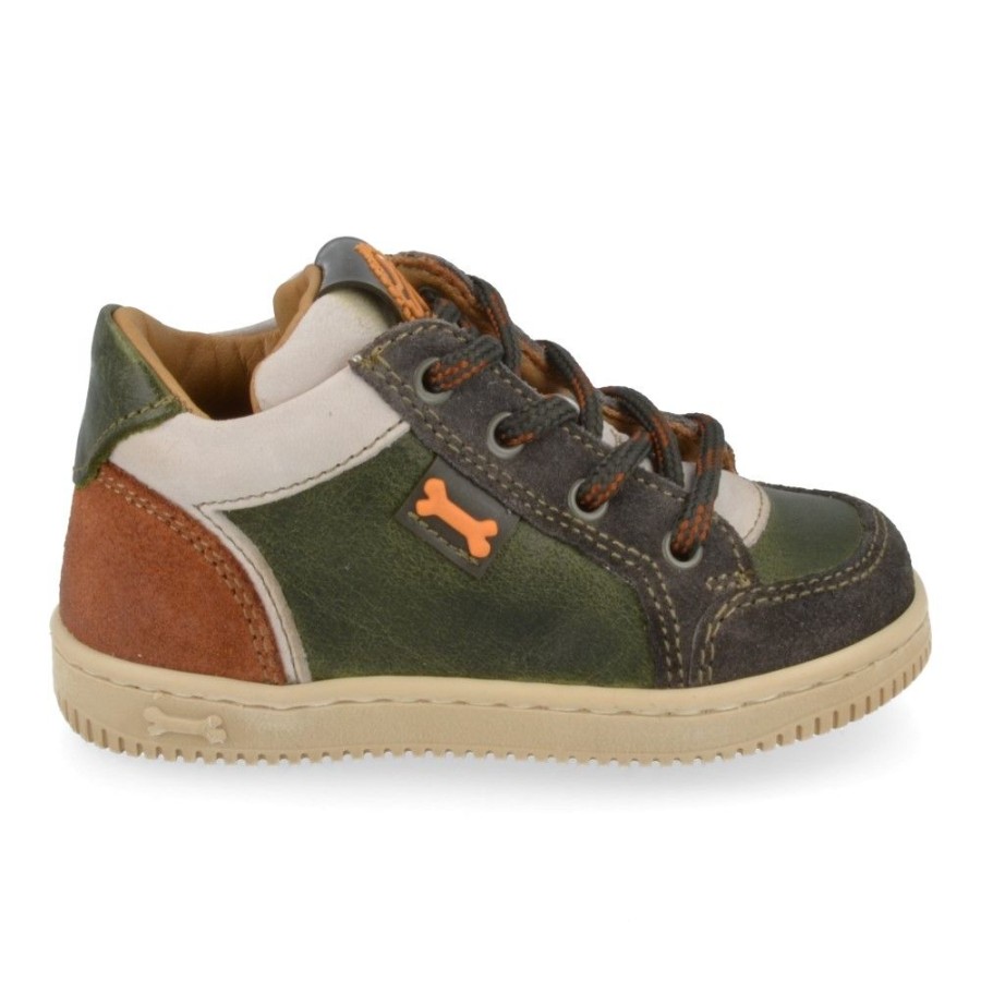 Children'S Shoes For Jongens stones and bones | Stones And Bones Sneakers Khaki Boys (Nalo) - Junior Steps