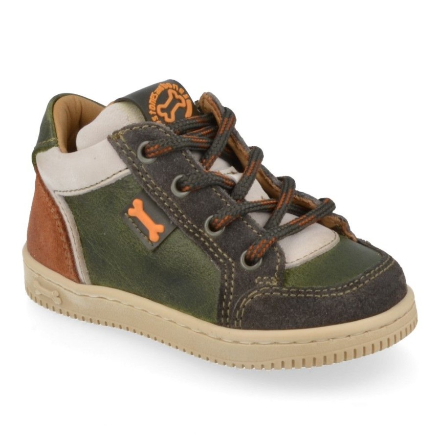 Children'S Shoes For Jongens stones and bones | Stones And Bones Sneakers Khaki Boys (Nalo) - Junior Steps