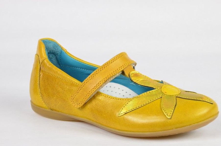 Children'S Shoes For Meisjes shoeboy | Rondinella Ballerina Yellow Girls (10145B) - Junior Steps