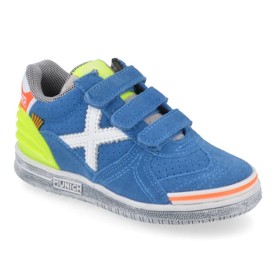 Children'S Shoes For Jongens munich | Munich Sneakers Blue Boys (1514302) - Junior Steps