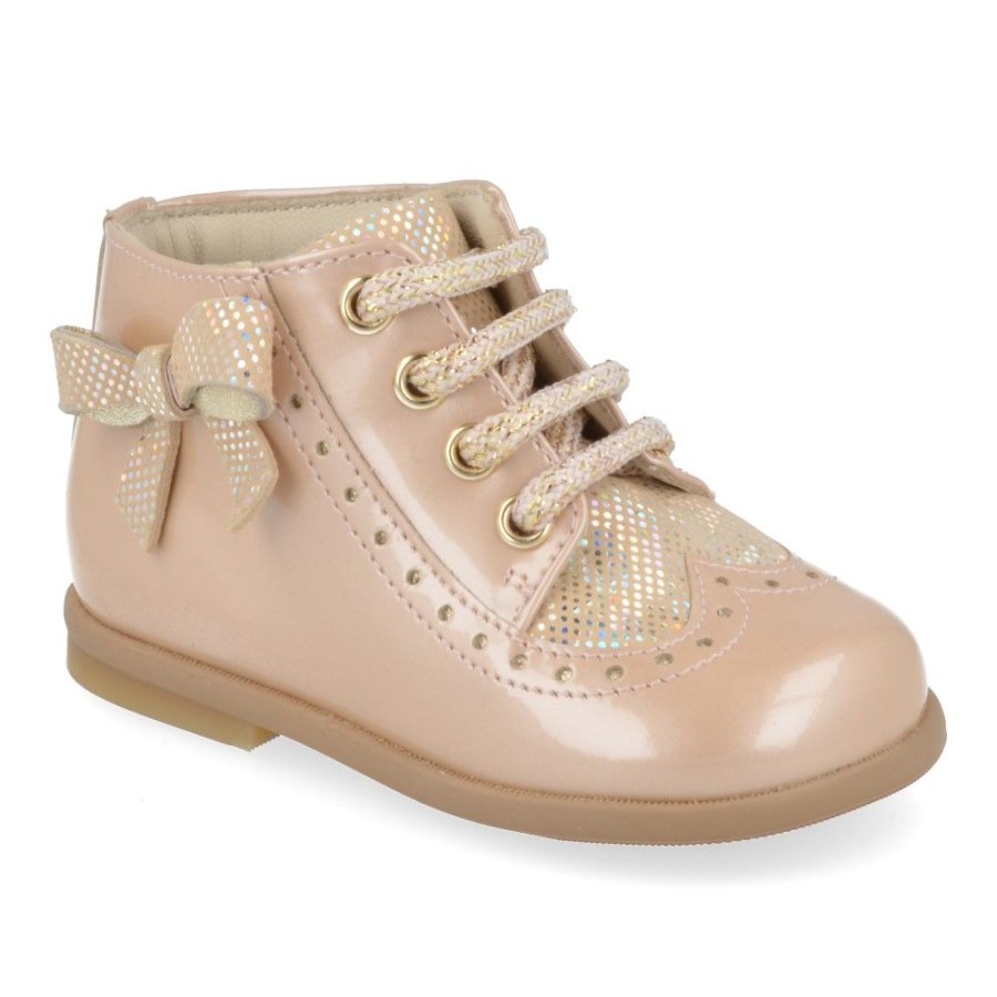 Children'S Shoes For Meisjes zecchino d'oro | Zecchino D'Oro Lace Shoe Nude Girls (N1-1205-3G) - Junior Steps