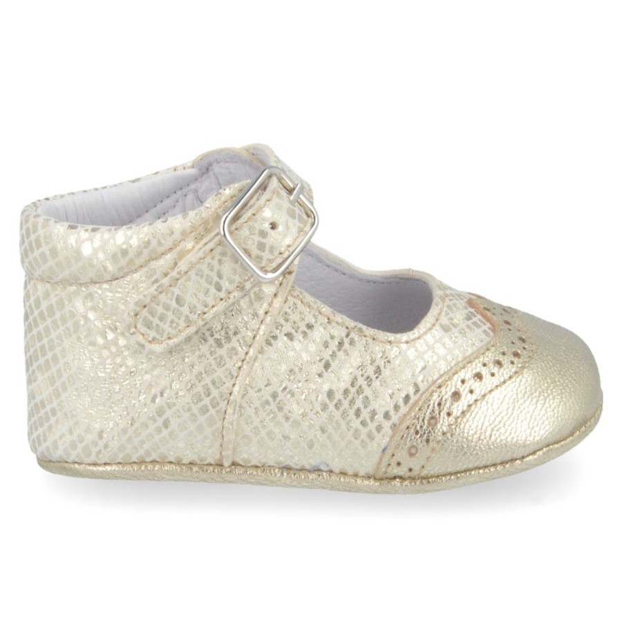 Children'S Shoes For Meisjes beberlis | Beberlis Baby Shoes Gold Girls (20818) - Junior Steps