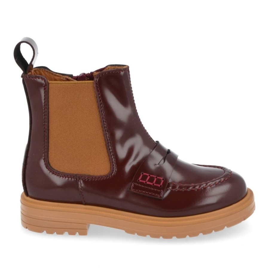 Children'S Shoes For Meisjes rondinella | Rondinella Short Boots Bordeaux Girls (12097/1B) - Junior Steps