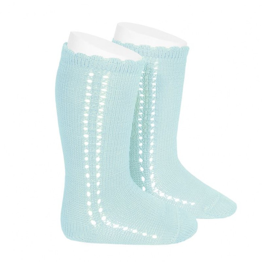 Accessories condor | Condor Knee Socks Mint Girls (2.569/2 Col. 757) - Junior Steps