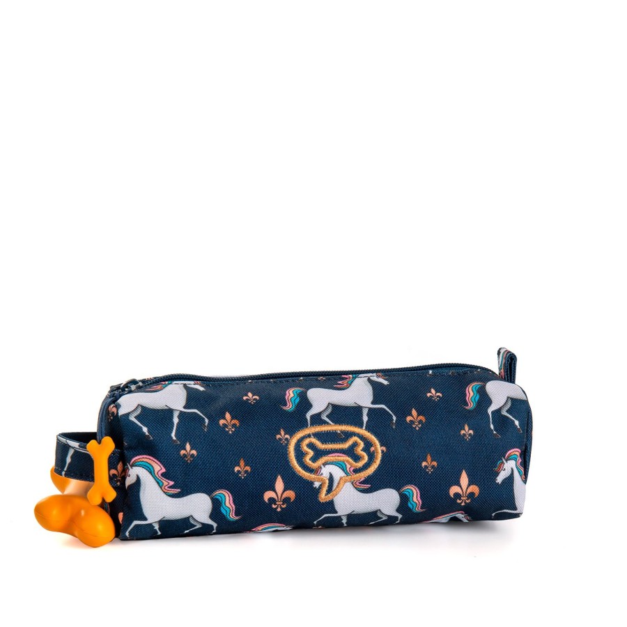 Bags stones and bones | Stones And Bones Pen Bag Blue Girls (Oregon) - Junior Steps