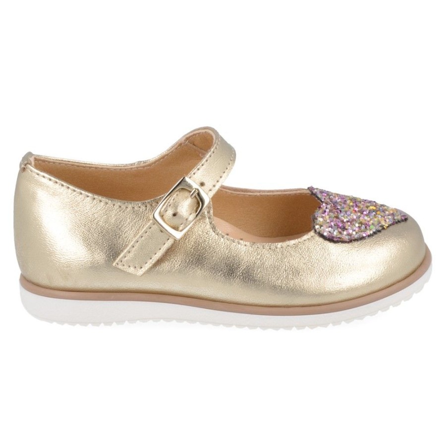 Children'S Shoes For Meisjes clarys | Clarys Ballerina Gold Girls (1668) - Junior Steps